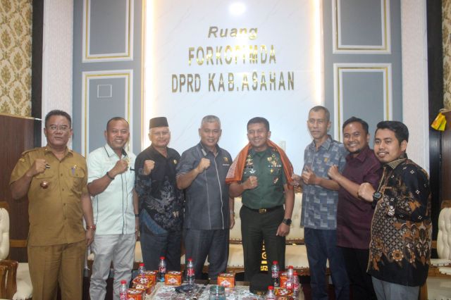 DPRD ASAHAN TERIMA KUNJUNGAN KERJA DANDIM 0208/ASAHAN